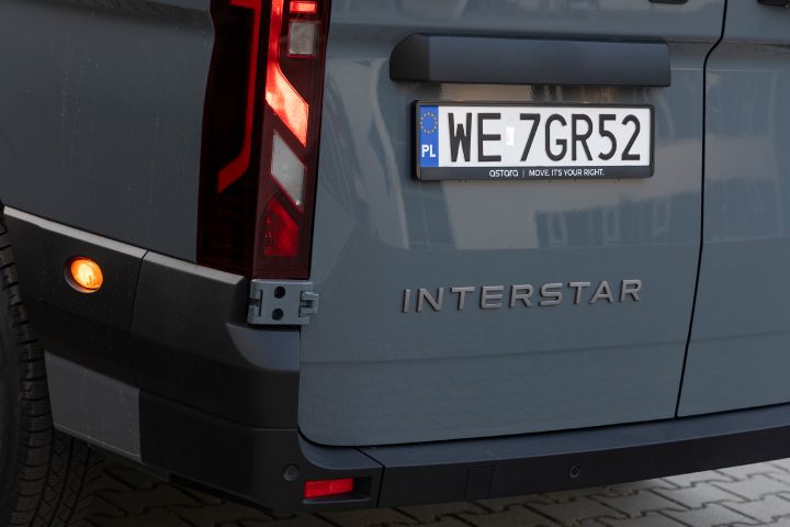 Ujęcie detal nadwozia Nissan Interstar LCV