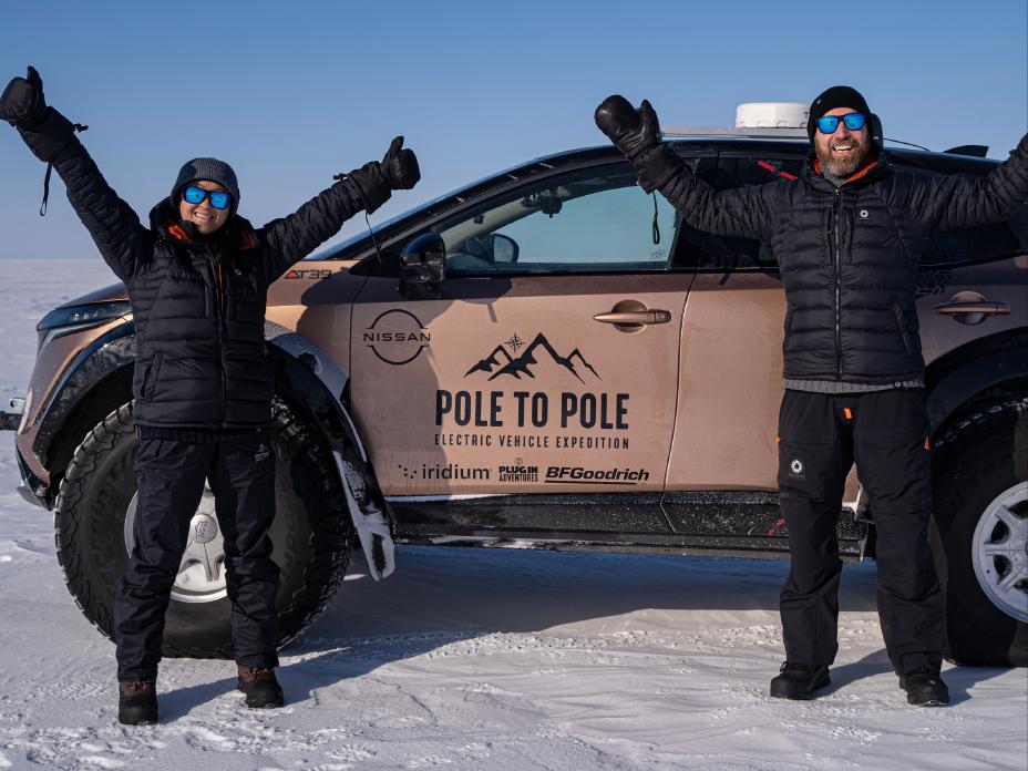 El viaje está en marcha: Comienza la épica expedición en vehículo eléctrico de Polo a Polo
