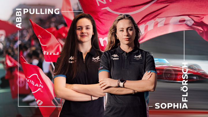 El dúo de la Alpine Academy saldrá a la pista en Valencia con los coches Nissan e‑4ORCE 05