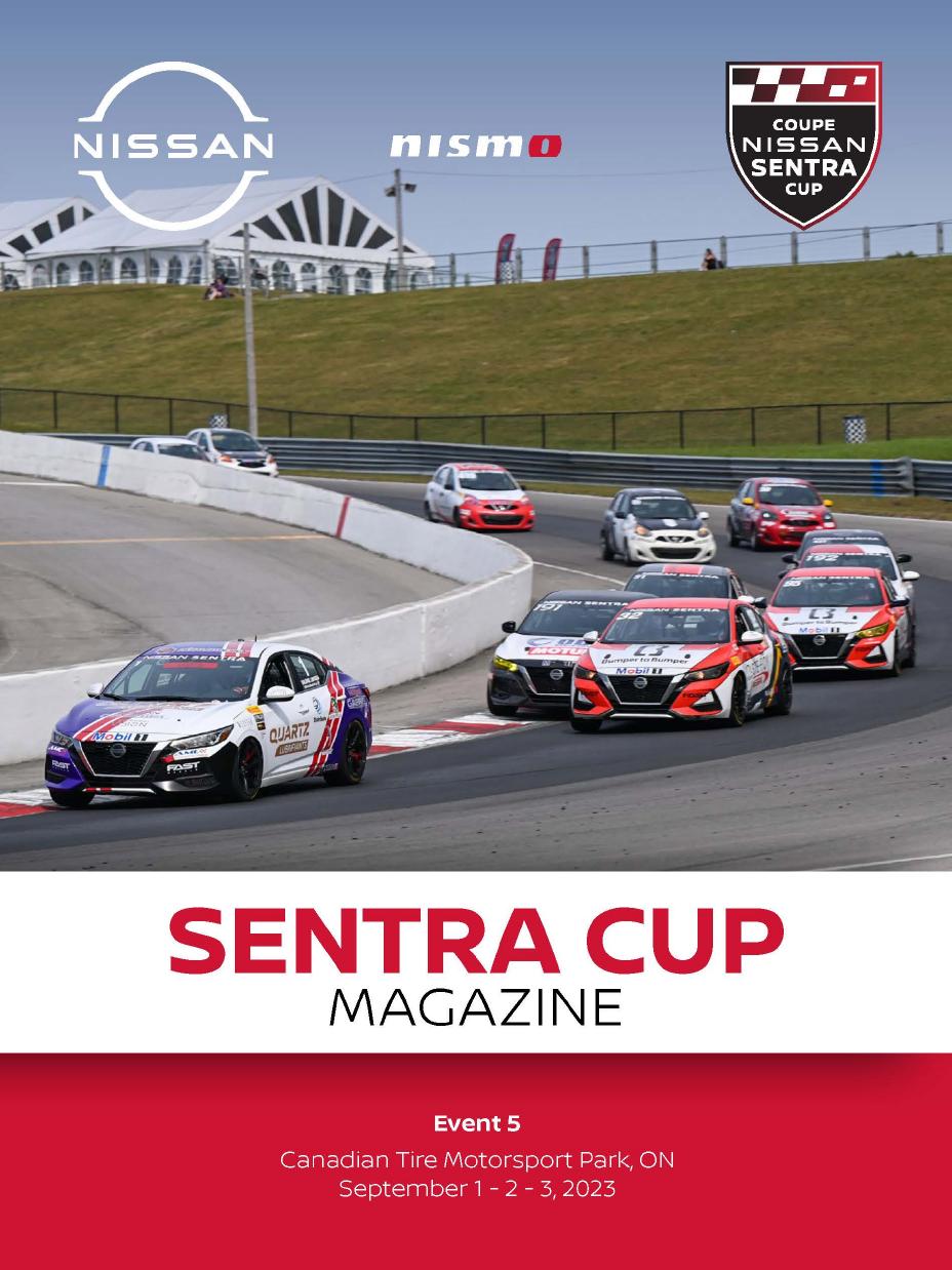 5th edition Nissan Sentra Cup Magazine cover