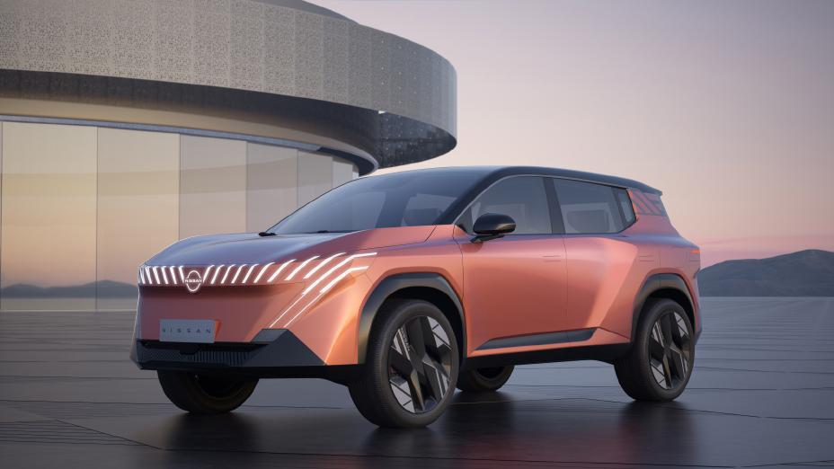 Imagem digital do SUV Nissan Epic Concept de três quartos de frente