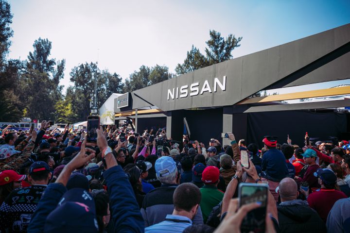 Crowd of Formula E fans in Mexico